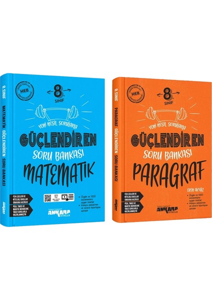 8. Sınıf Güçlendiren Matematik Paragraf Soru Bankası Seti 2026 Güncel Basım