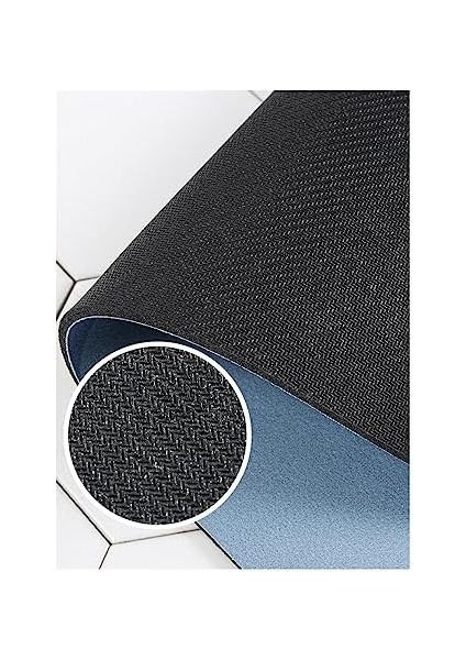 Banyo Paspası Kaymaz Tabanlı Süper Emici Nappa Deri Banyo Paspası Abdest Paspası (58X38CM) (Mavi) modelleri