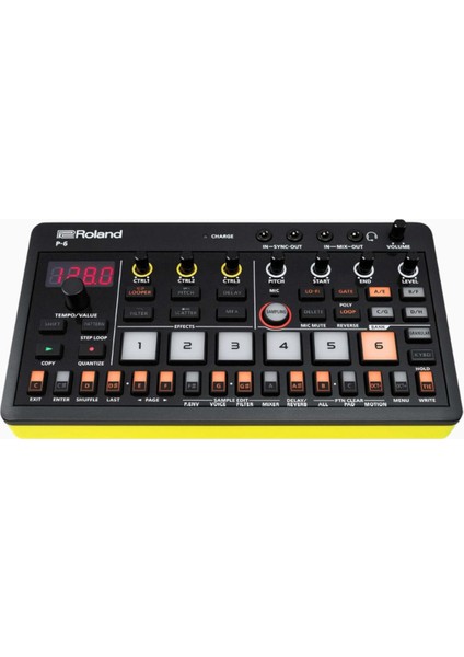 Aıra P-6 Compact Yaratıcı Örnekleyici, Dahili Mikrofon, 64 Adımlı Sıralayıcı fiyatları