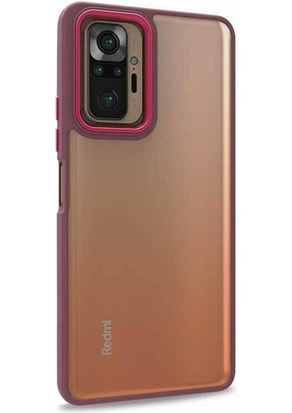 Xiaomi Redmi Note 10 Pro Nilcs Kılıf Kırmızı