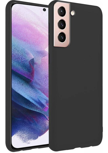 Samsung Galaxy S22 Plus İnce Mat Silikon Kılıf Siyah