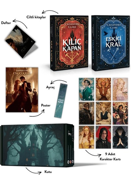Castellane Günlükleri Ikili Ciltli Kutulu - Cassandra Clare Set -