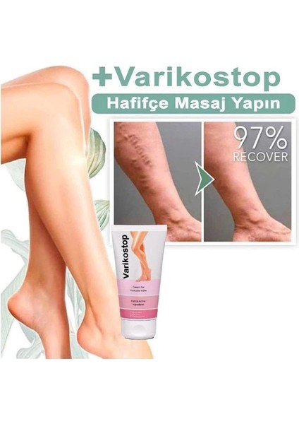 Varikostop Varisli Damarlar Için Effektif Masaj ve Bakım Kremi 50 ml x 1 Adet