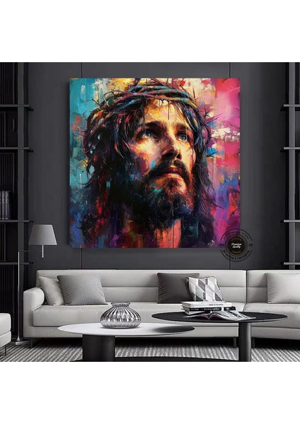 Isa Mesih Kanvas Tablosu; Hristiyan Duvar Sanatı; Trend Poster