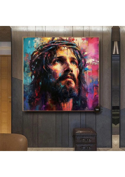 Isa Mesih Kanvas Tablosu; Hristiyan Duvar Sanatı; Trend Poster