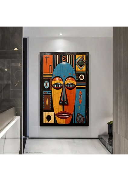Kabile Maskesi Afrika Sanatı Çerçeveli Poster; Afrika Maskesi; Afrika Duvar Sanatı; Afrikalı Amerika fiyatları