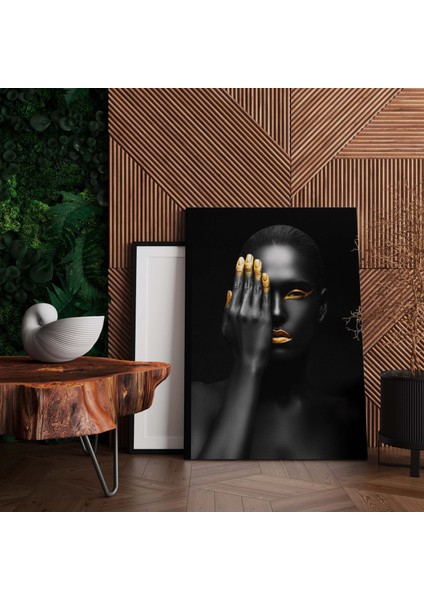 Modern Afrikalı Kadın Tablosu – Oturma Odası Dekoru, Etnik Kadın Sanatı fiyatları