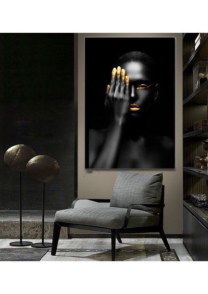 Modern Afrikalı Kadın Tablosu – Oturma Odası Dekoru, Etnik Kadın Sanatı indirimleri