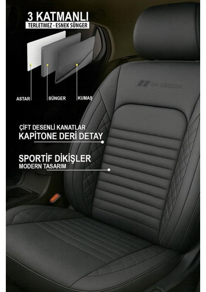 Dacia Stepway Istanbul Serisi Üniversal Oto Koltuk Kılıfı fiyatları