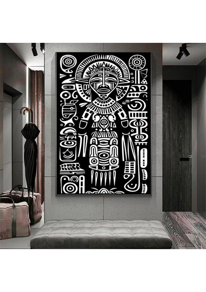 Afrika Kabile Maskesi Kanvas | Etnik Dekor | Büyük Baskı indirimleri