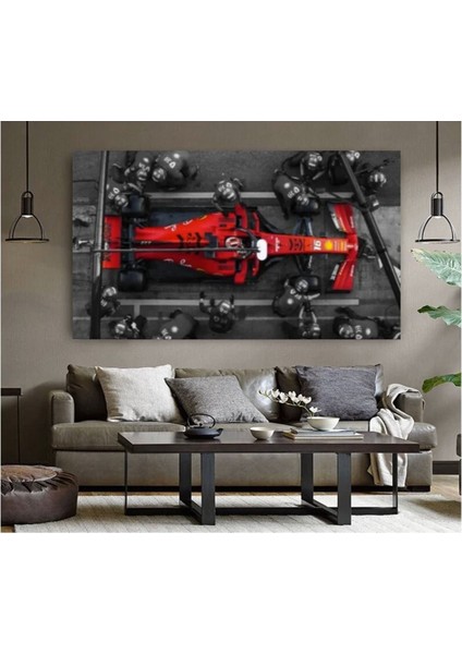 Charles Leclerc F1 Kanvas Tablo | Ferrari Hediye | Pit Stop Sanatı fırsatları
