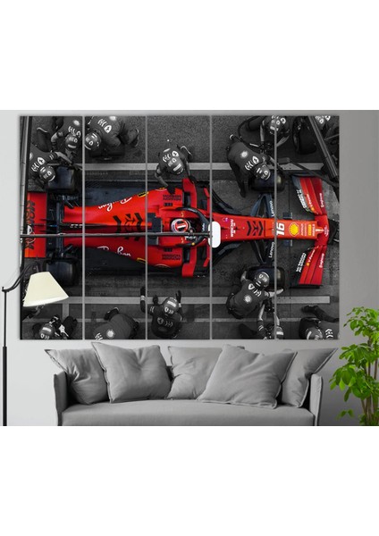 Charles Leclerc F1 Kanvas Tablo | Ferrari Hediye | Pit Stop Sanatı