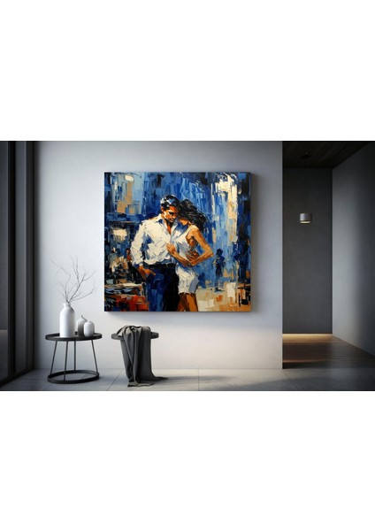 Kanvas Ev Dekoru; Dans Eden Çift Yağlı Boya Baskısı fırsatları