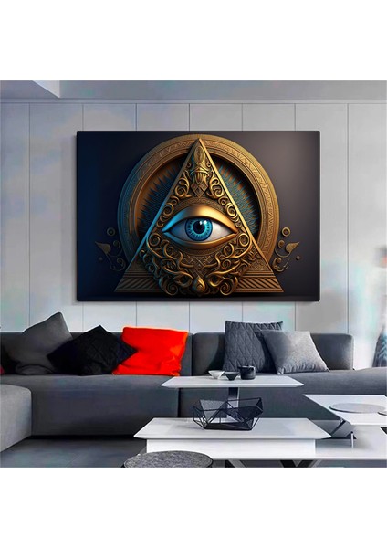 Ra'nın Gözü Kanvas Tablo; Antik Mısır Sembolleri fiyatları