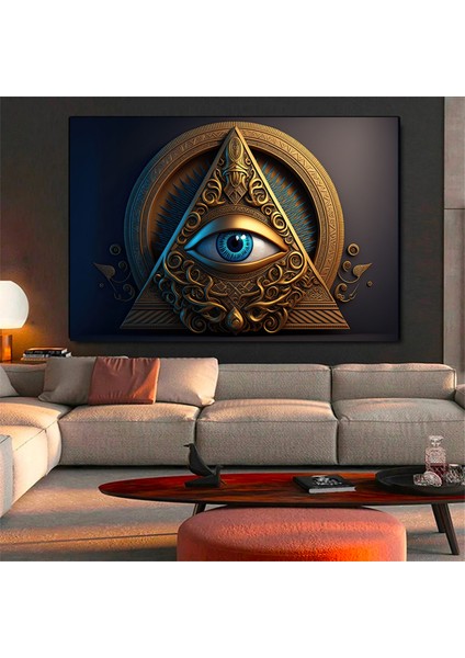Ra'nın Gözü Kanvas Tablo; Antik Mısır Sembolleri fırsatları