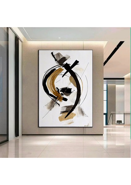 Modern Geometrik Kanvas Tablo | Soyut Duvar Süslemeleri | Lüks Sanat fiyatları