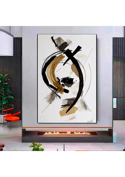 Modern Geometrik Kanvas Tablo | Soyut Duvar Süslemeleri | Lüks Sanat modelleri