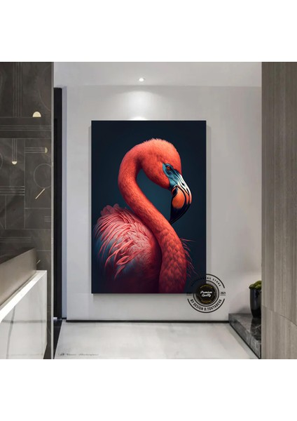 Flamingo Duvar Sanatı; Kanvas Baskı; Pembe Flamingo; Tropikal Dekor; Egzotik Kuş; Pembe Flamingo San fiyatları
