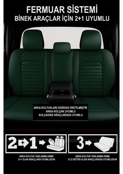 Hyundai Accent Istanbul Serisi Üniversal Oto Koltuk Kılıfı fırsatları