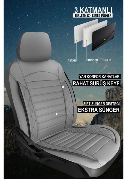 Tofaş Tempra Istanbul Serisi Üniversal Oto Koltuk Kılıfı modelleri