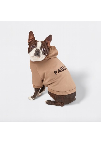 Isme Özel Köpek Sweat Isimli Köpek Hoodie Kapişonlu Polar Sweatshirt Köpek Kıyafeti