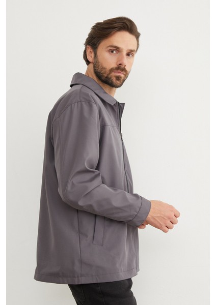 Fermuarlı Polo Yaka Scuba Kumaş Yağmurluk indirimleri