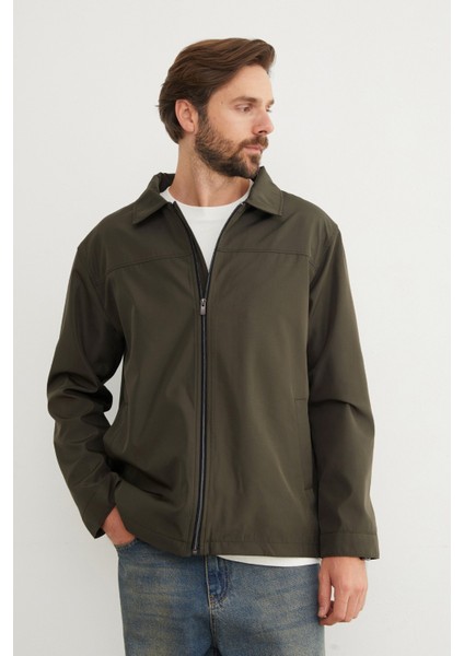 Fermuarlı Polo Yaka Scuba Kumaş Yağmurluk fiyatları