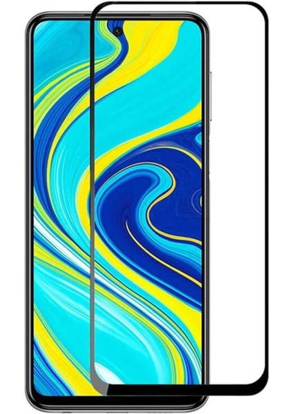 Xiaomi Redmi Note 9 Pro Max 6D Tam Kaplayan Full Cam Ekran Koruyucu Siyah