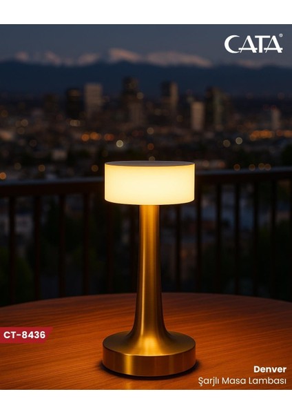-CT-8436-DENVER Şarjli Dim Edilebilir Masa Lambasi Lzwdr fiyatları