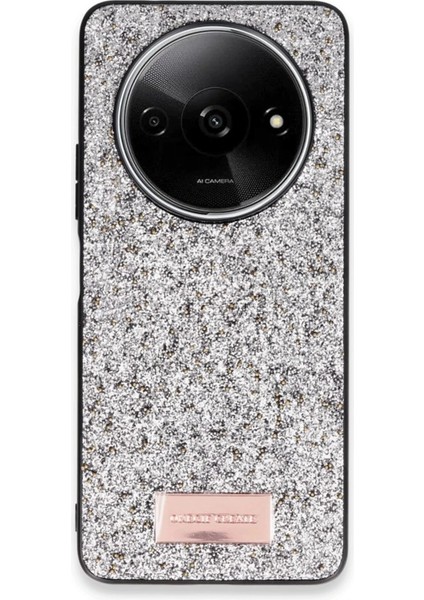 Onegif Xiaomi Redmi A3 4g Bright Simli Kapak - Gümüş Lzwdr