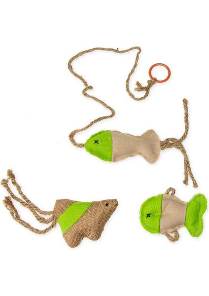 Karlıe Kedi Otlu Ipli Oyuncak 2,5 * 9* 18,5 cm Lzwdr