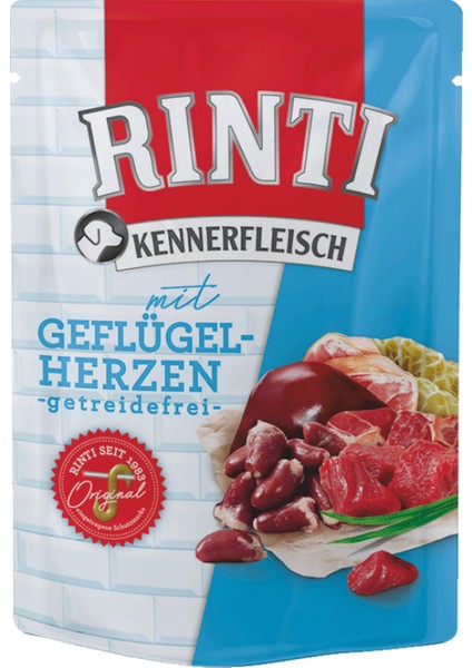 Rıntı Yürekli Pouch Köpek Maması 400G Lzwdr
