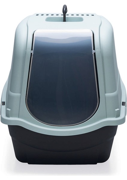 Kapalı Kedi Tuvaleti, Koku Filtreli, Açık Mavi Antrasit, 57X39X41CM Lzwdr fırsatları