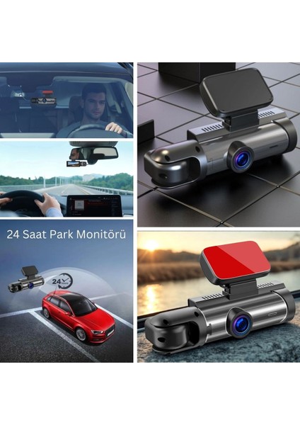 Wifi Destekli Araç Içi & Dışı Çift Kameralı Dikiz Aynası Kamera - Araç Kamerası fiyatları