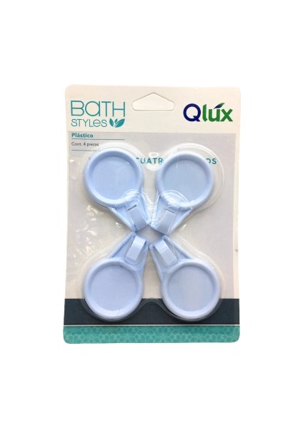 4 Parça Efor Yuvarlak Yapışkan Askı (5047)