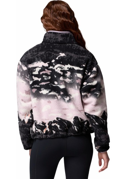 Helvetia Iı Printed Cropped Half Snap Kadın Polar Üst fiyatları