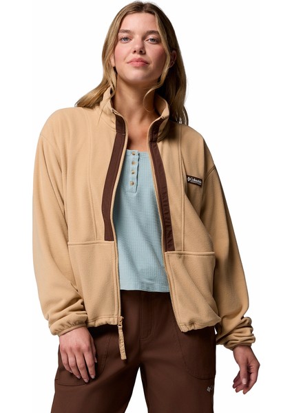 Backbowl Iı Tam Fermuarlı Kadın Polar Üst