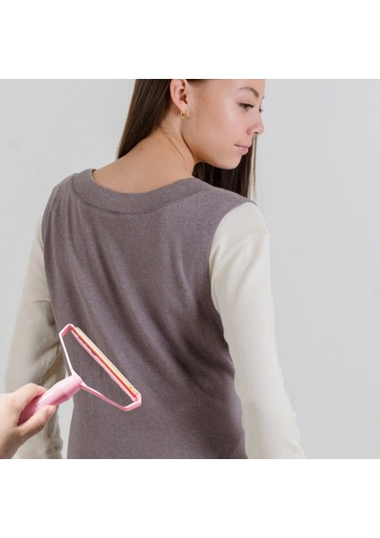 Çift Taraflı Elbise Kazak Plastik Kumaş Tüy Alma ve Tiftik Temizleyici Toplayıcı Taşınabilir (5047) fiyatları