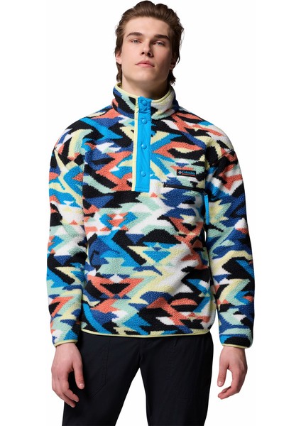 Helvetia Iı Printed Half Snap Erkek Polar Üst