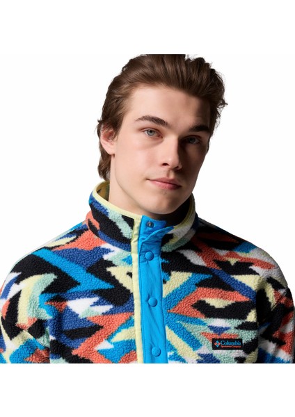 Helvetia Iı Printed Half Snap Erkek Polar Üst fırsatları