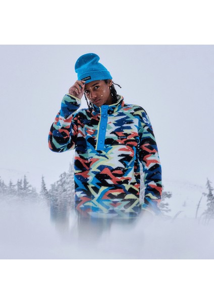 Helvetia Iı Printed Half Snap Erkek Polar Üst