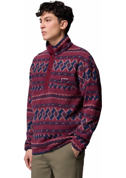 Helvetia Iı Printed Half Snap Erkek Polar Üst modelleri