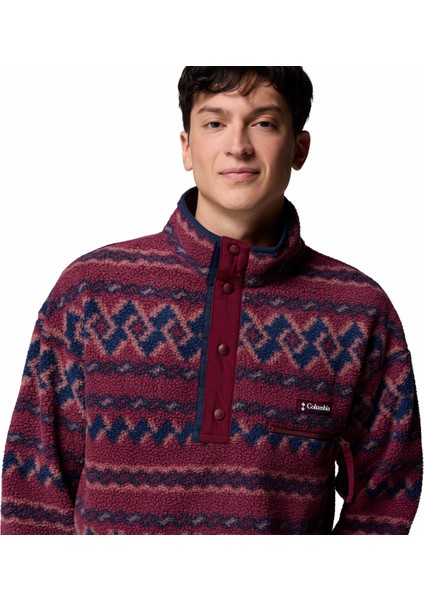 Helvetia Iı Printed Half Snap Erkek Polar Üst fırsatları