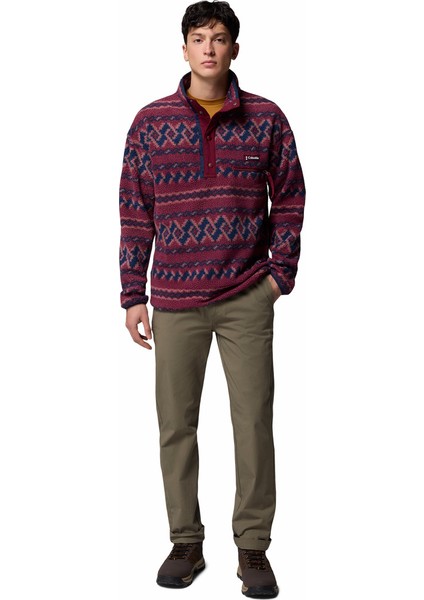 Helvetia Iı Printed Half Snap Erkek Polar Üst indirimleri