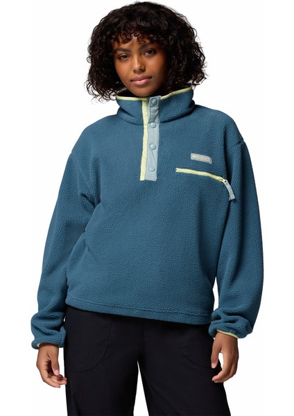 Helvetia Iı Cropped Half Snap Kadın Polar Üst