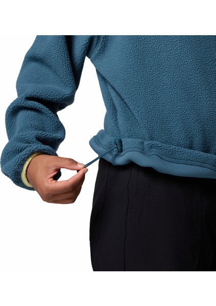Helvetia Iı Cropped Half Snap Kadın Polar Üst