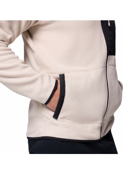 Fast Trek Overlay Kapüşonlu Tam Fermuarlı Erkek Polar Üst