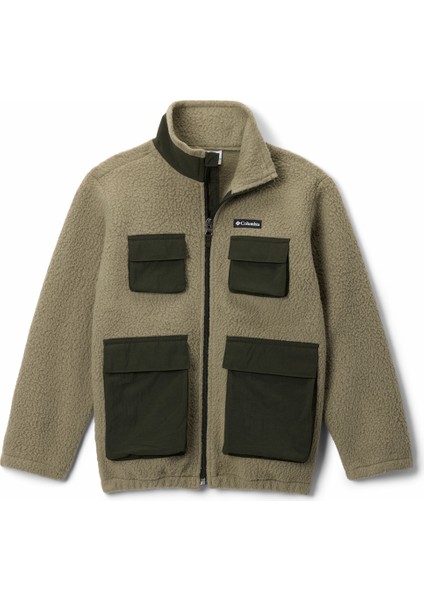 Jasper Ridge Pebbled Tam Fermuarlı Çocuk Polar Üst