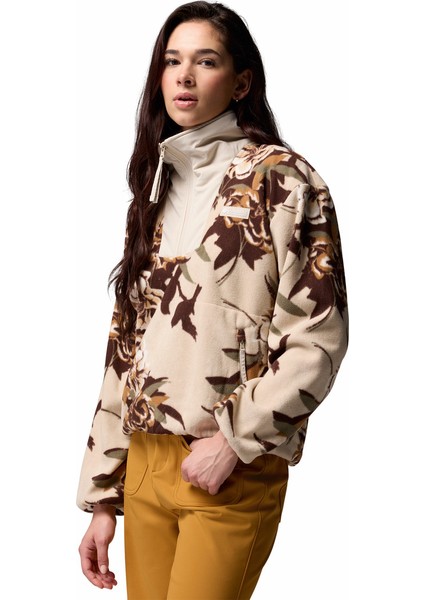 Sequoia Grove Printed Yarım Fermuarlı Kadın Polar Üst modelleri
