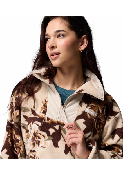 Sequoia Grove Printed Yarım Fermuarlı Kadın Polar Üst indirimleri